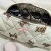 Bolsa de Cosméticos de Peluche Nueva Transfronteriza con Gran Capacidad para Guardar Productos de Cuidado de la Piel, Adecuada para Guardar Accesorios de Secador de Pelo