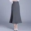 Saia sereia bodycon elegante e da moda, saia longa justa, novo estilo outono 2026, saia de negócios elegante e que afina a silhueta
