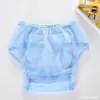Calça de fralda de malha para bebê no verão, calça de fralda fina e respirável para bebês, capa de fralda para recém-nascidos, calça de fralda de malha