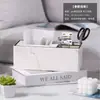 Caja de almacenamiento de pañuelos de cuero para habitación de negocios, caja de pañuelos con sello dorado de hotel, caja de almacenamiento de pañuelos de cuero para habitación de negocios