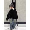 Sudaderas con Capucha de Terciopelo Estampadas para Niños y Niñas, Niños Medianos y Grandes, Otoño e Invierno Nuevas Versátiles Lindas Sudaderas con Estampado de Cachorro