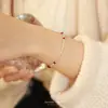 Pulseira "Zhuyue" para Mulheres, Nó de Bambu de Prata Corda Vermelha Trançada Zodíaco Pulseira Comemorativa Presente Atacado