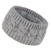 Faixa de Cabelo de Lã Transfronteiriça com Forro Tricotada Tecida Torcida Alargada Headgear para Homens e Mulheres Outono e Inverno Quente Esportes Protetores de Orelha Faixa de Cabeça Faixa de Cabelo