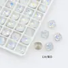 Dongzhou Cristal Nieve Proteína Arte de Uñas Diamante Brillante Blanco Proteína Huevo de Paloma Fondo Puntiagudo Diamante Dongzhou Diamante Wholesale Accesorios para Arte de Uñas