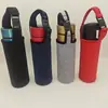 Taza de Agua Universal Casual, Funda de Taza de Material de Buceo, Taza Térmica, Funda Protectora para Bolso Bandolera, Aislamiento Térmico, Anticaídas, Correa Cruzada para Bolso Bandolera