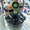 Novo Copo Shaker Simples e Fashionável Camada Dupla Grande Capacidade Copo Térmico de Aço Inoxidável Portátil para Carro Garrafa de Água Esportiva para Fitness