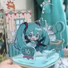 Suporte Acrílico Transparente Personalizado com Figura de Dupla Inserção, Mercadoria de Anime DIY, Decoração Criativa para Mesa