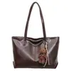 Bolsa Tote Retrô da Moda Feminina 2026 Novo Estilo Bolsa de Ombro Versátil de Grande Capacidade Bolsa Tote