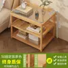 Mesa de noche móvil para dormitorio en casa, Gabinete de almacenamiento pequeño mini moderno simple, Mesa auxiliar para sofá Mesa de centro Estante de almacenamiento