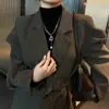 Collar con Colgante de Letra D de Acero de Titanio para Mujer Cadena de Clavícula de Lujo Ligero Nicho Accesorios de Cadena Larga para Suéter 2021 Nuevo de Moda