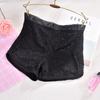 2025 nuevos pantalones cortos de seguridad de encaje de cintura media sexy anti-luz cadera transpirables leggings de doble capa para mujer