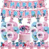 Balão Temático de Animação de Desenho Animado Transfronteiriço Festa de Feriado Kit de Balões Bandeira Pendurada Balão de Bolo Kit