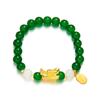 Pulsera elástica cruzada europea y americana con cuentas nuevas, pulsera creativa del año de nacimiento, año del dragón, grifo, joyería de regalo de Año Nuevo