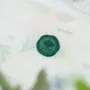 Convite de Casamento Selo de Cera Buquê Envelope Etiqueta de Cera Simples Retro Rosa Planta Cartão de Convite Adesivo de Etiqueta de Cera