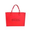 Internet celebridade Little Red Book feltro saco tote saco de compras portátil bolsa simples com presente de mão moda saco de feltro