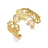 Pulsera Abierta Irregular de Nuevo Estilo Transfronteriza Europea y Americana, Pulsera de Caracola y Estrella de Mar Moderna y Creativa, Joyería Estilo Vacaciones en la Playa