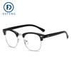 Defeng 5161 armazón de lentes con luz azul para hombres y mujeres, lente plana, se puede equipar con miopía 3016