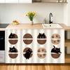 Cortina Cubierta para Gabinete de Gato de Dibujos Animados con Velcro Mágico, Cortina Cubre Gabinete, Cortina para Gabinete de Cocina Estilo Japonés