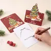 Amazon transfronteiriço Halloween véspera de Natal mensagem de Natal dobrável mensagem de cartão feliz Natal