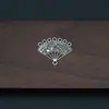 Accesorios de Joyería Vintage DIY Aro de Plata Antigua Mariposa Loto Colgante de Múltiples Agujeros Pasador de Pelo Collar Materiales Hechos a Mano