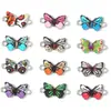 Acessórios de Joias Populares DIY Borboleta Estampada Pingente Duplo Acessórios Componentes de Joias Fecho de Elo para Pulseira W566