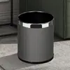 Lixeira para Uso Doméstico, Sala de Estar, Cozinha de Luxo Leve, Tamanho Grande, Quarto, Camada Dupla, Design Simples, Banheiro, Banheiro, Alto Valor Estético