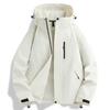 Chamarra Amarilla Luo Duo para Mujer Tres en Uno 2025 Nueva Primavera y Otoño Cortavientos e Impermeable Pequeña Chaqueta para Exteriores para Hombre