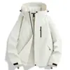 Chamarra Amarilla Luo Duo para Mujer Chaqueta Primavera y Otoño 2025 Nueva Tres en Uno Cortavientos e Impermeable Chaqueta para Exteriores para Mujer