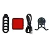 Luz trasera LED de alto brillo para bicicletas de montaña y de carretera, luz de advertencia recargable, luz trasera de cara sonriente de diablo para Halloween