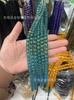 Cuentas sueltas de cristal artificial dorado con los cinco elementos, mantra de seis palabras, cuentas de Buda, cuentas redondas, accesorios de joyería diy semiterminados al por mayor