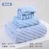 Toalla de baño de vellón coral extragrande, gruesa, con diseño de piña, a cuadros, absorbente, de secado rápido, para uso doméstico, para adultos.