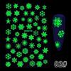 Celebridad de Internet Nuevas pegatinas luminosas adhesivas para uñas Pegatinas de uñas de Halloween ventas directas de fábrica