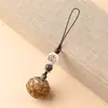 Bolsita para Hombre, Bolita de Bolsita de Sándalo Verde Estilo Antiguo, Cordón para Cadena de Teléfono Móvil, Colgante Q de Aromaterapia, Se Puede Abrir para Colgar en el Teléfono