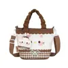 2026 Nova Bolsa Tote Mini Leve com Grafite para Mulheres, Bolsa Transversal Doce e Única Estampada