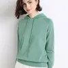 E-commerce Transfronteiriço Novo Estilo Versão Coreana Moletom Soltinho com Capuz Feminino Outono Inverno Hoodie Manga Longa Pulôver Roupa Exterior Feminina