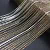 Fundo Prata Garras Densas Corrente de Strass com Garras Corrente de Vidro de Cristal para Acessórios DIY Material de Decoração