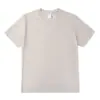 Camiseta de algodón de peso pesado para verano 230g para hombre, hombro liso, camiseta interior de manga corta, ropa de marca de moda para parejas, manga corta