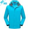 Conjunto de Chaqueta Softshell Suave 3 en 1 para Hombre y Mujer, Ropa de Montañismo con Forro Polar, Stock Listo para Venta al por Mayor del Fabricante, Impresión de Logo, Cortavientos