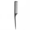 Pente Wanmei Toni de Plástico com Cauda Pontiaguda Pente para Modelar Pente de Maquiagem Pente de Dentes Finos Pente para Separar Pente Curvo para Cabeleireiro