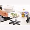 Tapete de mesa doméstico empilhável com isolamento térmico e anti-escaldante, tapete de mesa redondo, tapete de mesa de cozinha, tapete para copos e panelas, atacado