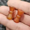 Ágata Vermelha de Gelo Bambu Passe-partout Jade Contas Soltas Calcedônia Festival Alta Pulseira Colar Acessórios de Joia Contas Artesanais