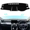 Adequado para Toyota RAV4 2019-2024, tapete protetor de painel contra sol, tapete antiderrapante, couro camurça