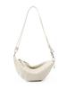 Bolso Croissant de Cuero Genuino de Gran Capacidad 2026 Nuevo Diseño de Nicho Bolso Croissant de Piel de Oveja de Primera Capa Bolso de Hombro Cruzado de Moda