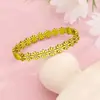 Pulseira de Aço Titânio com Margarida Aberta Cravejada de Diamantes para Mulheres, Design de Nicho, Pulseira de Aço Inoxidável de Luxo Leve, Pulseira de Alta Qualidade