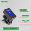 Folk Guitar Tuner violino doze lei média afinador eletrônico multifuncional afinador de guitarra