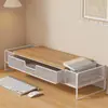 Soporte Elevador para Monitor de Computadora de Escritorio con Almacenamiento en Cajón Base para Monitor Almacenamiento para Escritorio de Oficina