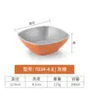 Tigela quadrada de melamina tigela de sobremesa tigela de arroz para restaurante tigela de mingau tigela de água com açúcar tigela quadrada tigela para acompanhamento tigela pequena de plástico comercial