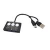 La tarjeta de sonido tipo C USB es adecuada para teléfonos móviles, computadoras, juegos en vivo, K songs, escuchar canciones, presentación todo en uno