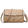 Bolsas Femininas 2026 Nova Moda Versáteis Tendência para Estudantes, Bolsas Femininas com Tampa Flip-Top, Bolsas Quadradas Pequenas de Ombro Cruzado