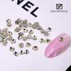 Nuevo Estilo Transfronterizo Oro Sol Fantasía Arte de Uñas Fondo Plano Diamante con Forma Especial Fondo Dorado Diamante Joyería para Arte de Uñas Pegatinas para Uñas